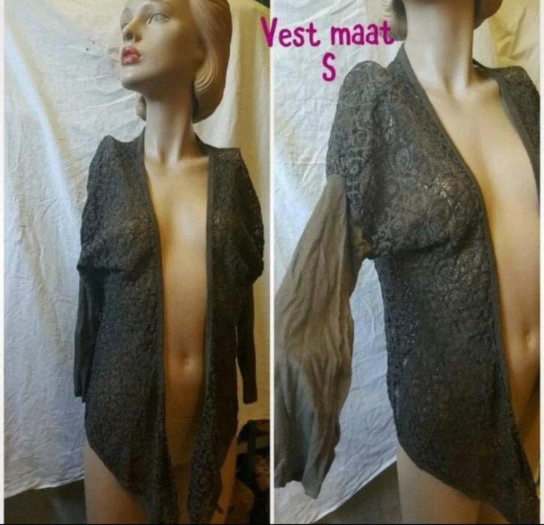 bruin vestje, Ophalen of Verzenden, Gedragen, Maat 36 (S), Bruin