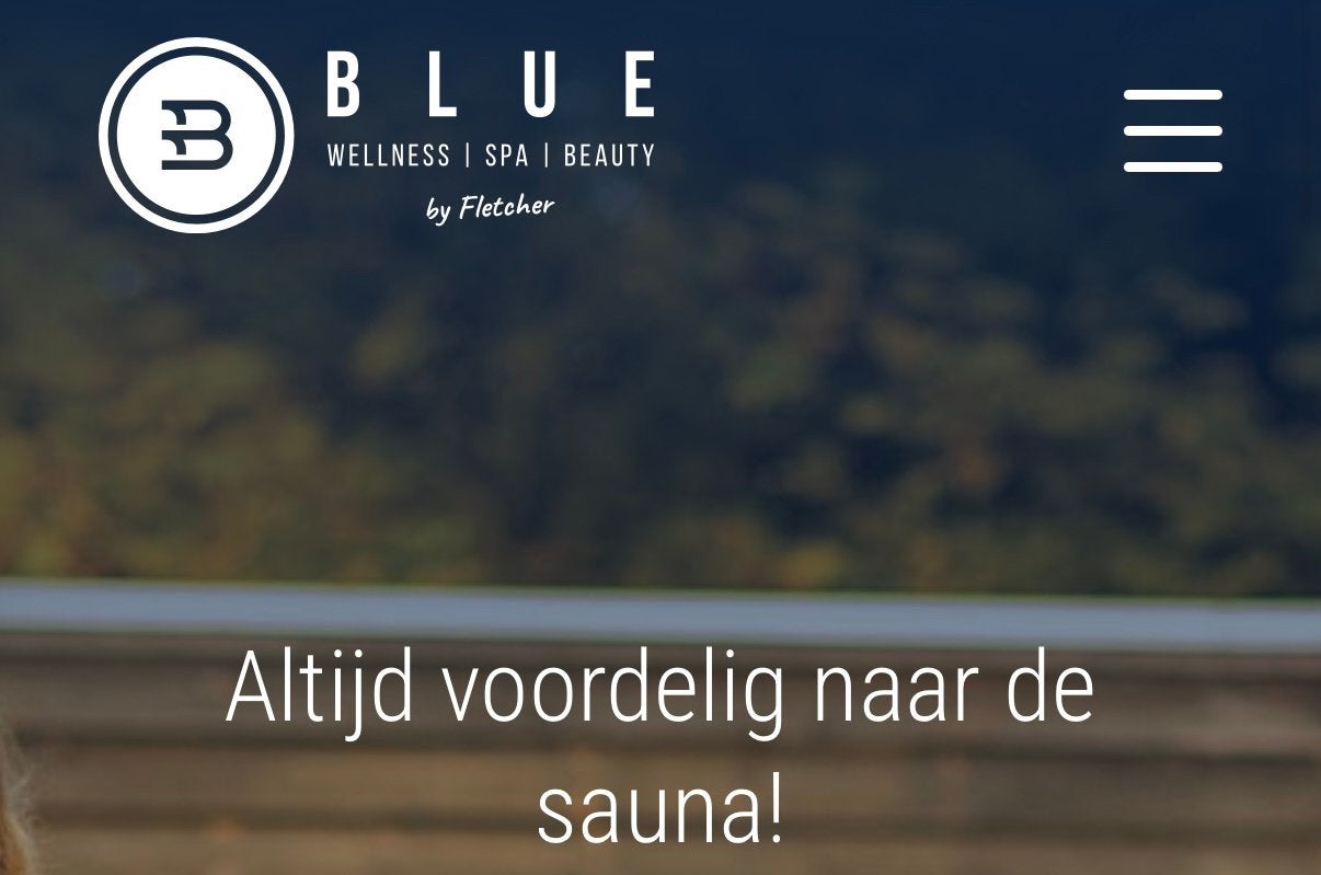 1x entree ticket Blue Wellness / dagje sauna, Tickets en Kaartjes, Eén persoon