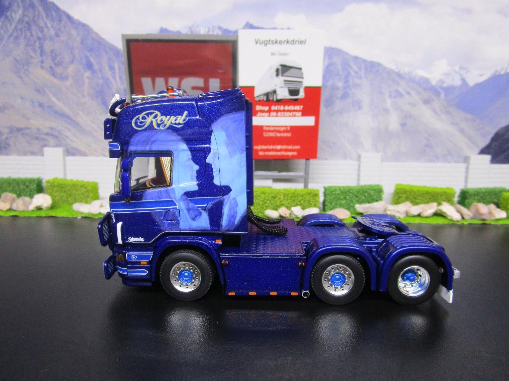 Wsi 01-4266 Schumacher Jan , Scania 4 Serie Topline 6x2, Ophalen, Nieuw, Bus of Vrachtwagen, Wsi