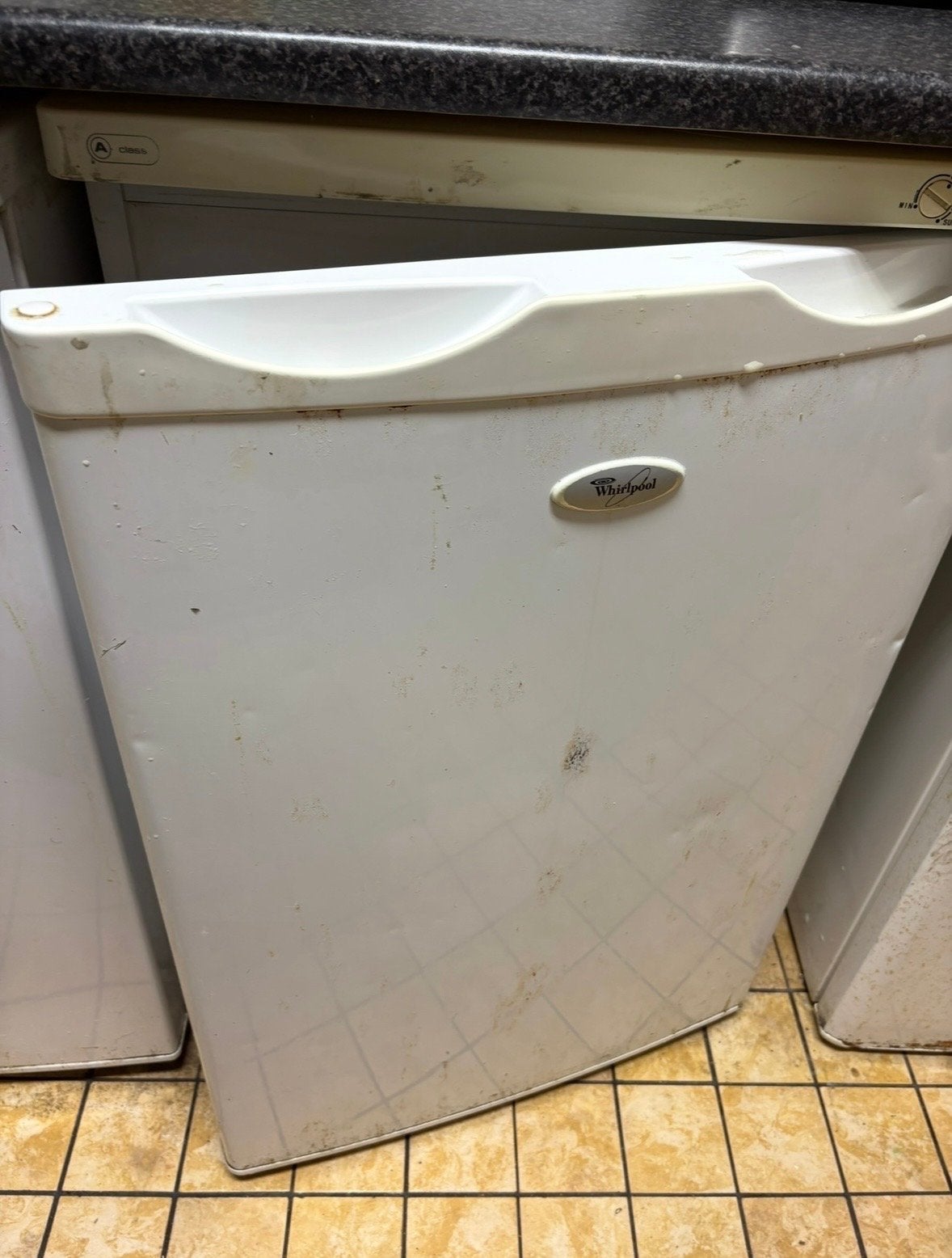Whirlpool diepvries tafelmodel, Ophalen, Gebruikt, Minder dan 60 cm, Minder dan 85 cm