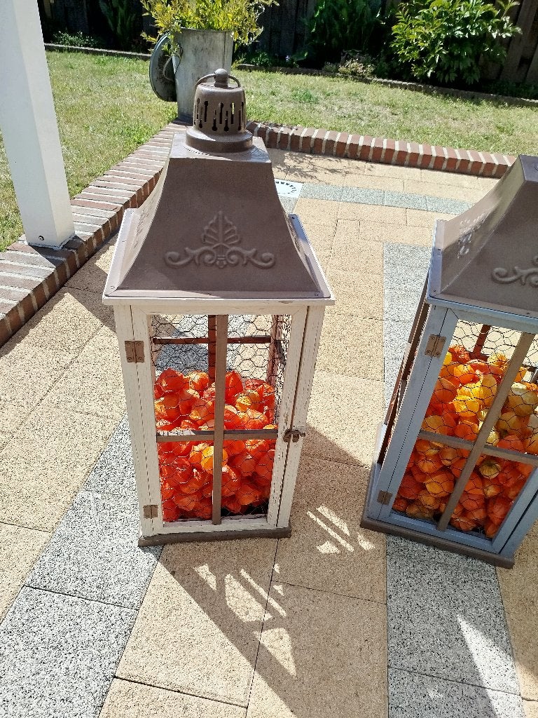 Decoratie Lantaarn, Tuin en Terras, Ophalen of Verzenden, Gebruikt