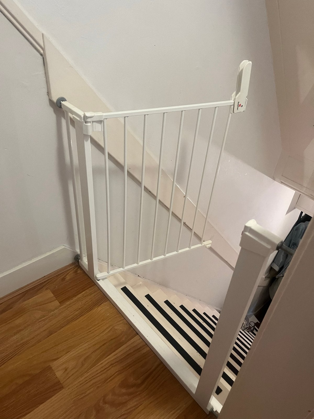 Babyden Traphekje, Kinderen en Baby's, Traphekjes, Ophalen, Zo goed als nieuw, Klemhekje, Metaal of IJzer
