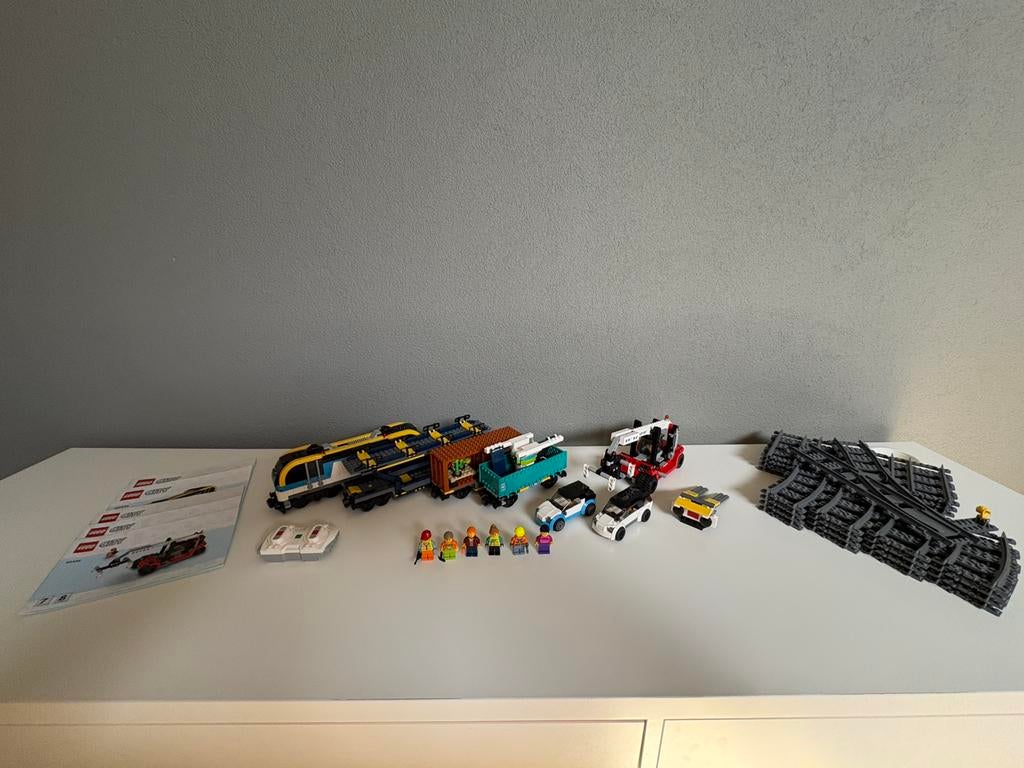 Lego City 60336 Goederentrein - Alles Compleet, City, Lego, Ophalen of Verzenden, Zo goed als nieuw