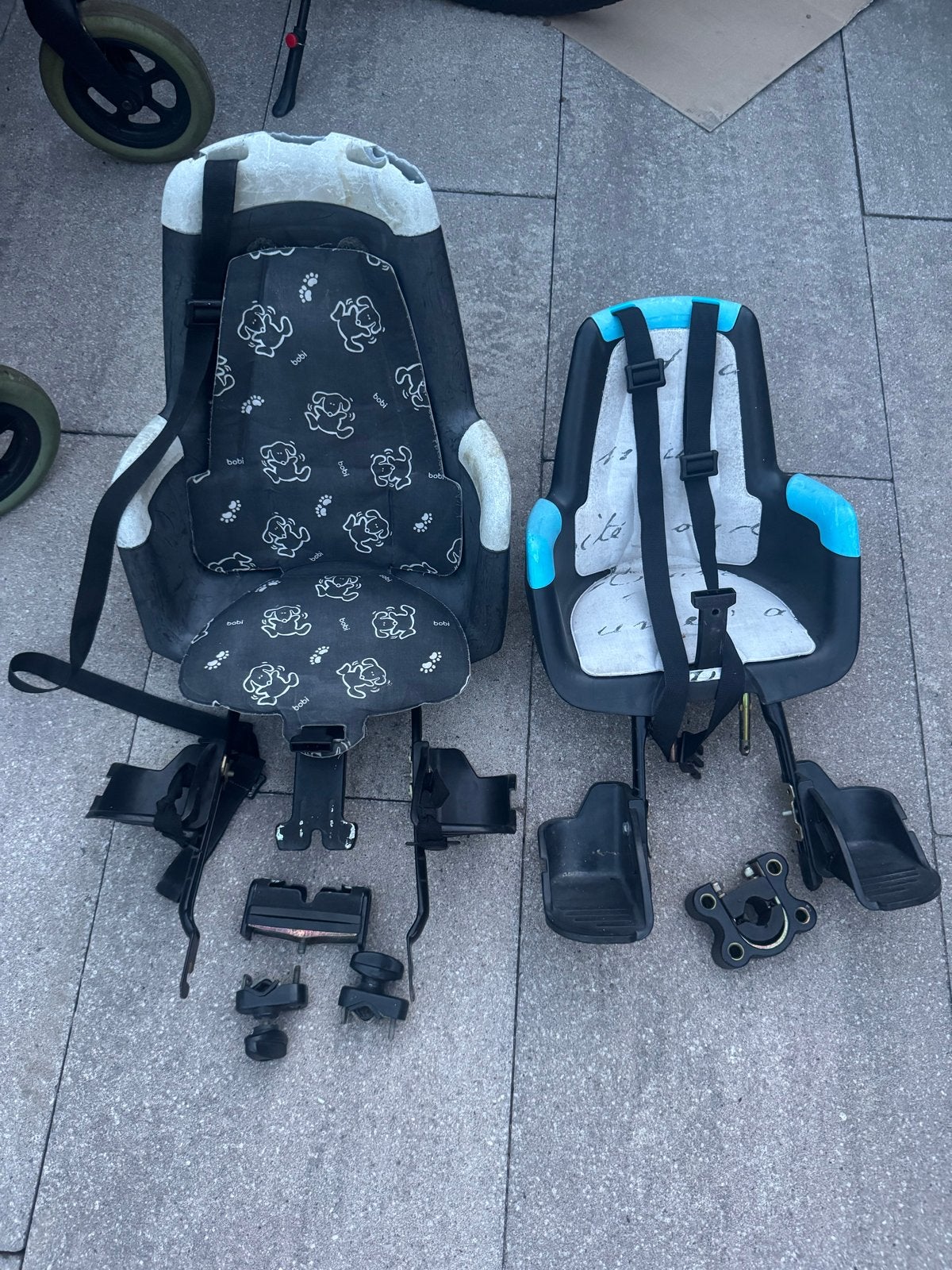 Fiets kinderzitjes: voor en achterop, Ophalen, Achterzitje, 9 t/m 18 kg, Gebruikt