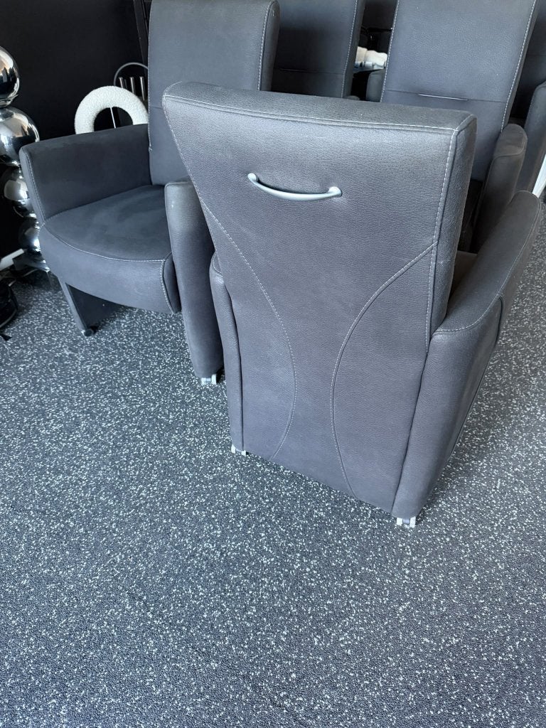 Eetkamerstoelen, Huis en Inrichting, Ophalen, Zo goed als nieuw, Vijf, Zes of meer stoelen, Stof