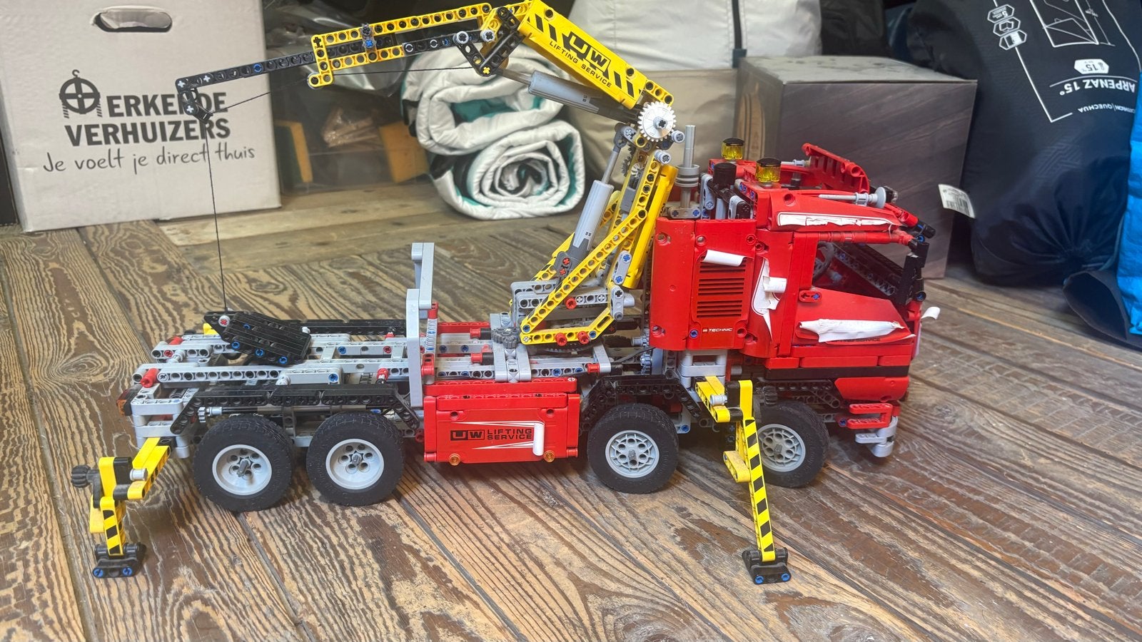 Lego Technic Kraanwagen 8258, Lego, Ophalen of Verzenden, Zo goed als nieuw, Complete set