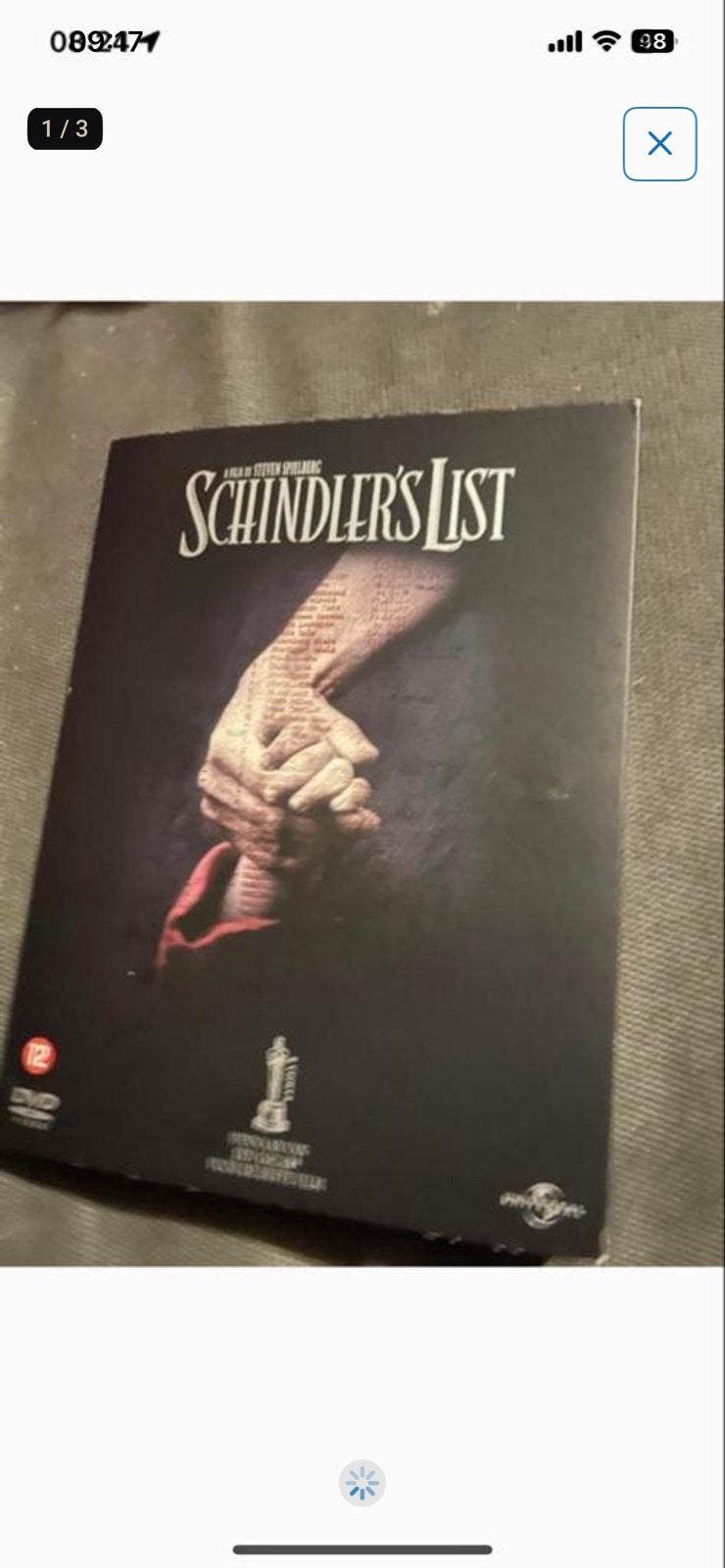 Schindler's List DVD - Steven Spielberg Klassieker, Cd's en Dvd's, Waargebeurd drama, Nederlands, Ophalen of Verzenden, Extra's