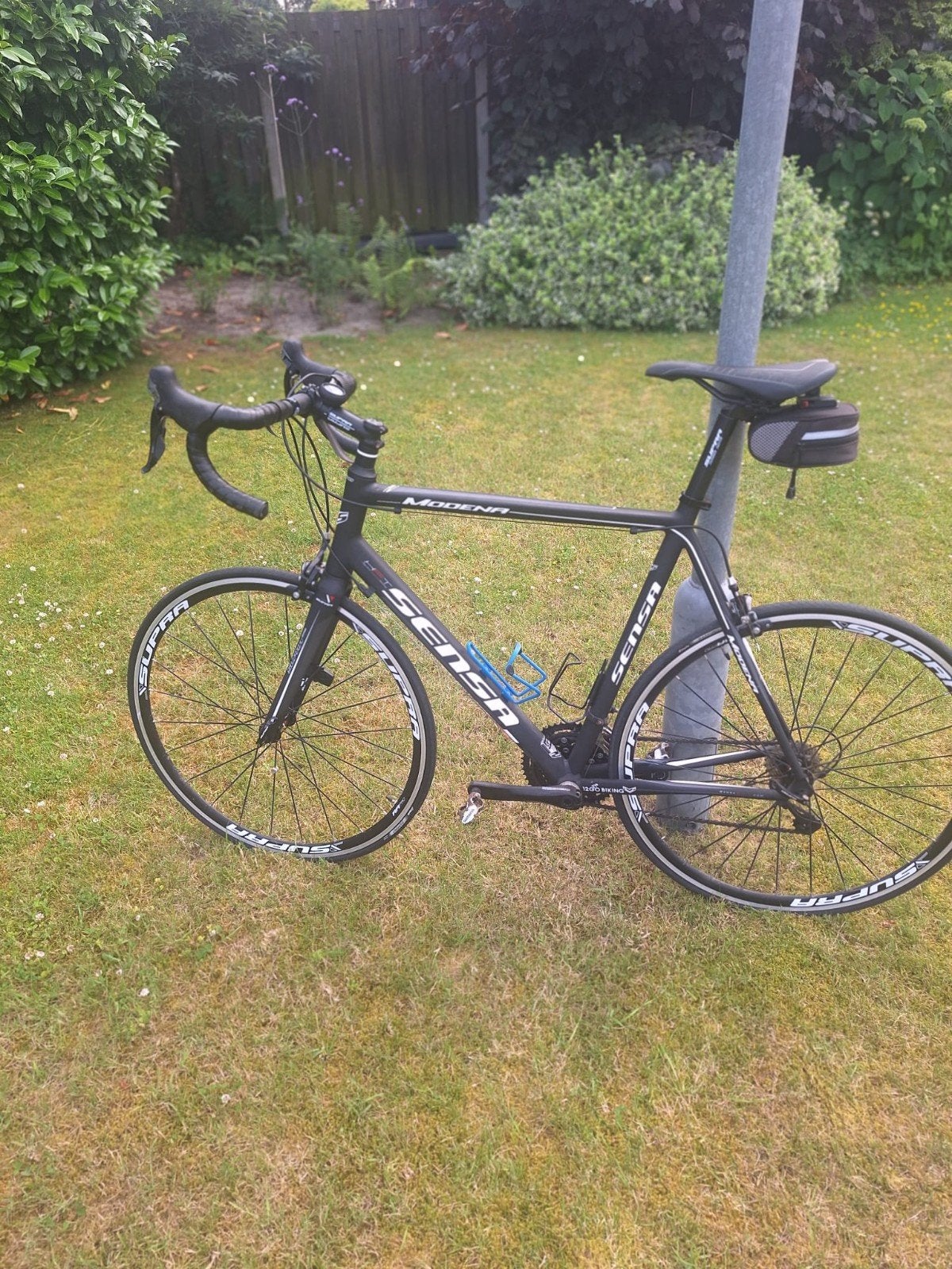 Sensa Modena Racefiets - Zwart, Goede Staat, Fietsen en Brommers, Fietsen | Racefietsen, 28 inch, Gebruikt, Aluminium, 57 tot 61 cm