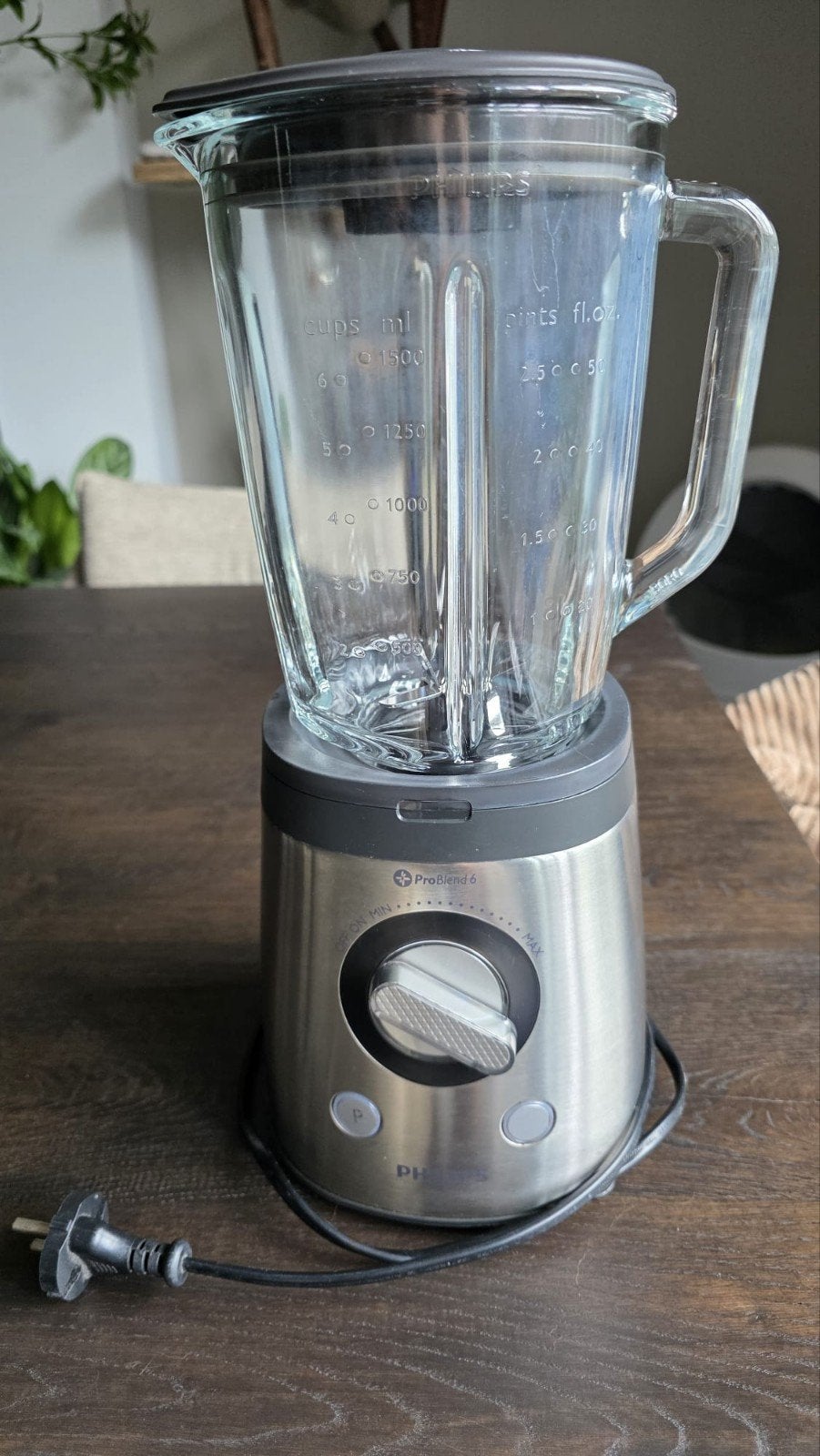 Philips Blender ProBlend 6, Witgoed en Apparatuur, Keukenmixers, Gebruikt, 1 tot 2 liter, 3 snelheden of meer, Ophalen