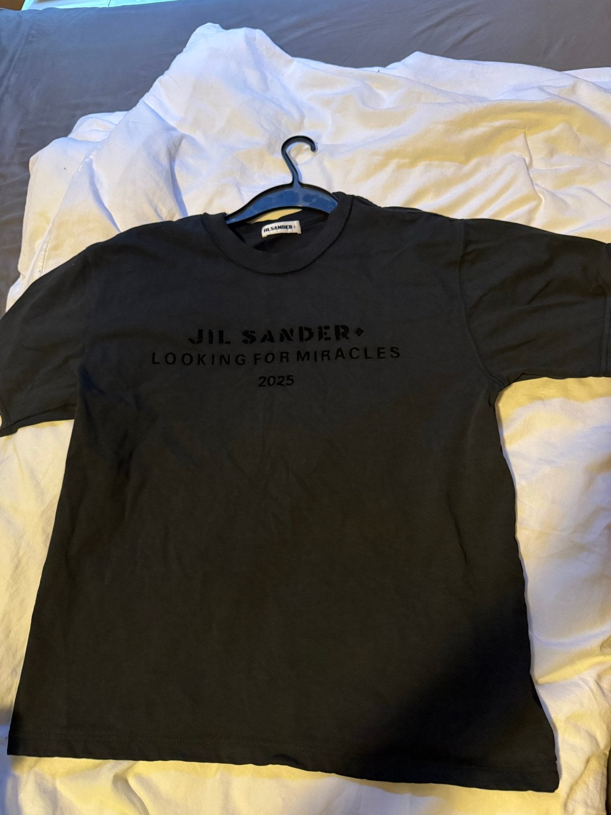 Jil Sander T-shirt - Goede staat, Ophalen, Gedragen, Overige maten, Zwart