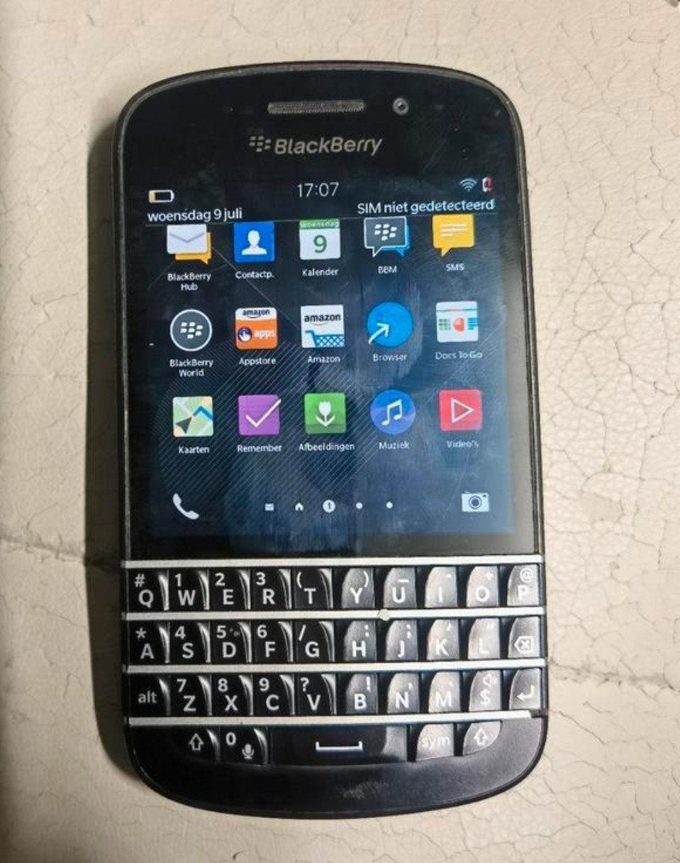 Goede werkend blackberry Q10 black edition edition. 16Gb geh, Telecommunicatie, Mobiele telefoons | Blackberry, Zwart, Touchscreen