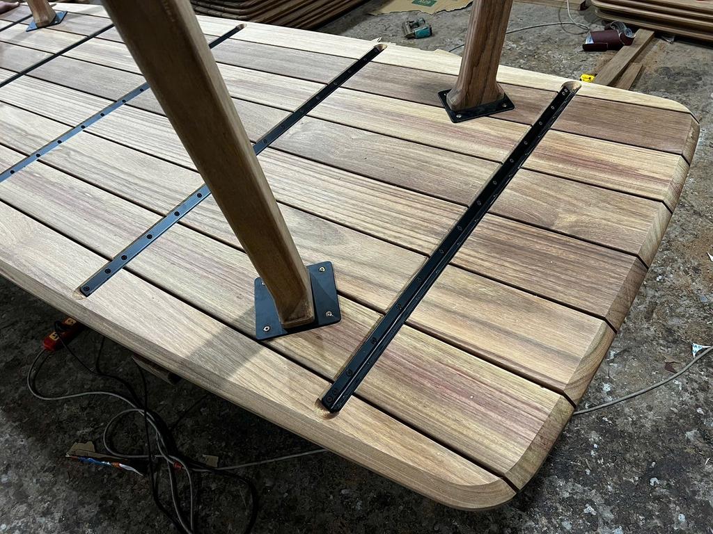 Stijlvolle Teakhouten Tuintafel - Deens ovaal, Verzenden, 3846BD, Teakhout, Nieuw
