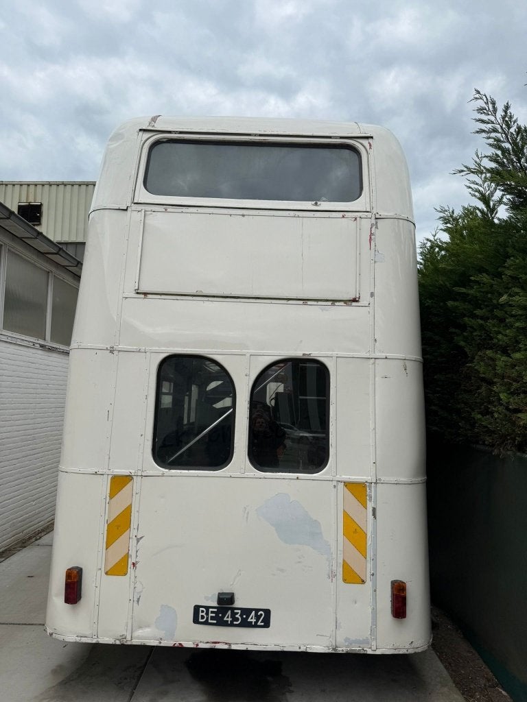 Engelse Dubbeldekker- Bristol Lodekka, Achterwielaandrijving, Overige carrosserieën, Overige bekleding, Wit