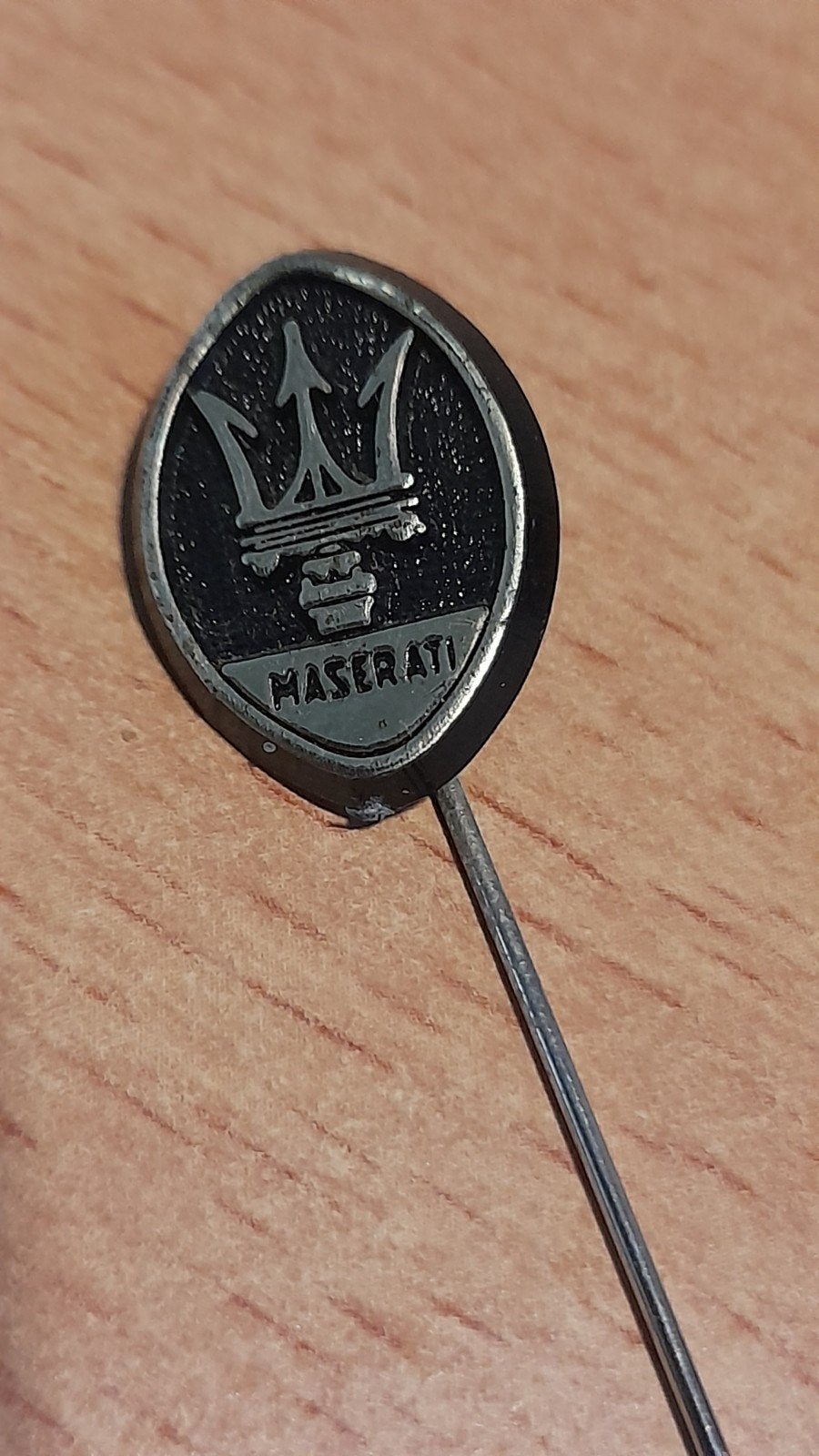 Vintage Maserati Speldje - Zeldzaam Verzamelobject, Verzenden, Gebruikt, Auto's