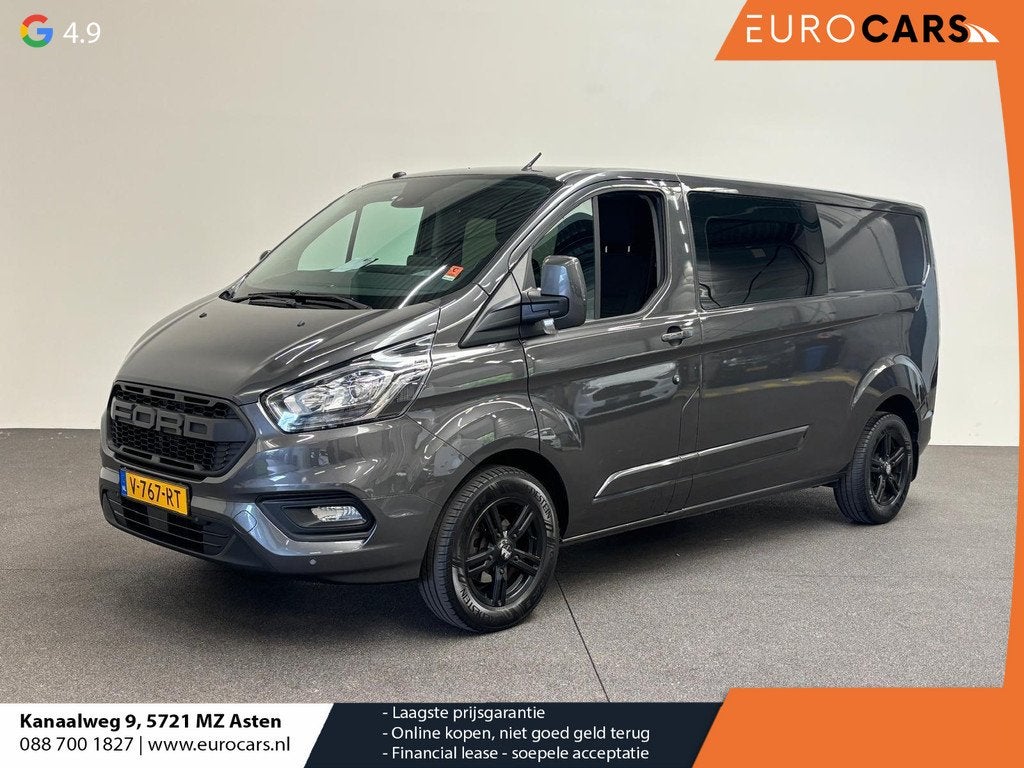 Ford Transit Custom 300 2.0 TDCI L2H1 Limited Dubbele Cabine, Stof, Euro 6, 4 cilinders, Bedrijf