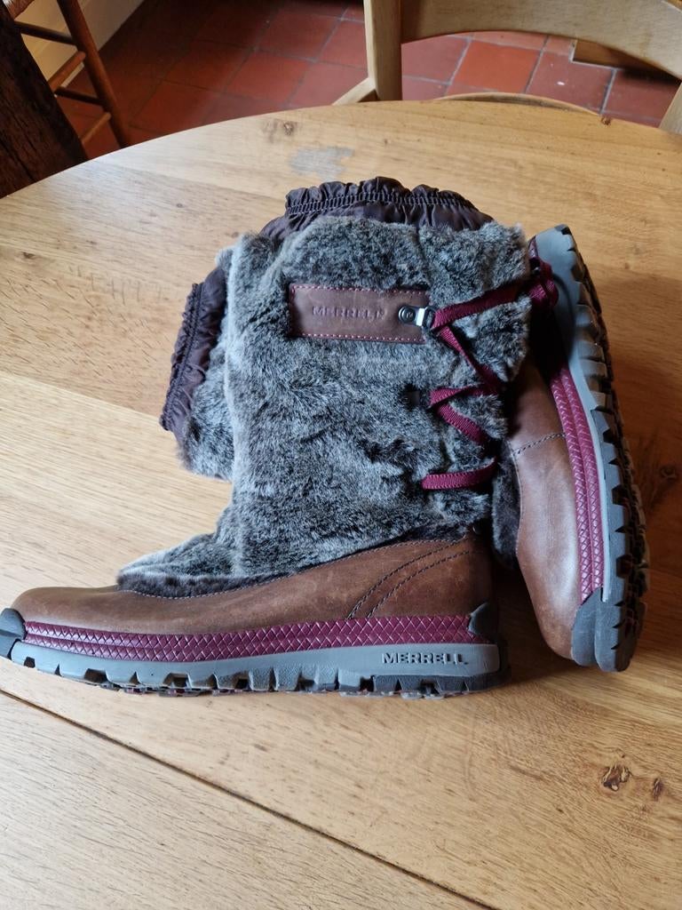 MERRELL LAARSJES MAAT 40, Bruin, Merrell, Lage of Enkellaarzen, Nieuw