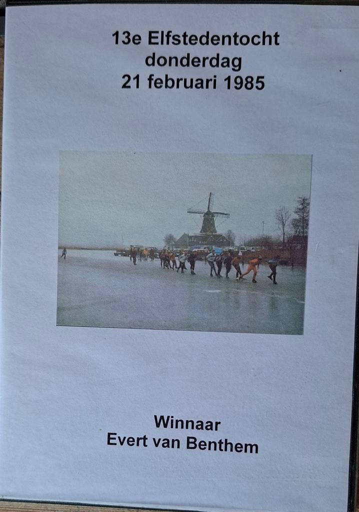 Elfstedentocht Evert van Benthem, Ophalen of Verzenden, Zo goed als nieuw, Vechtsport, Cursus of Instructie