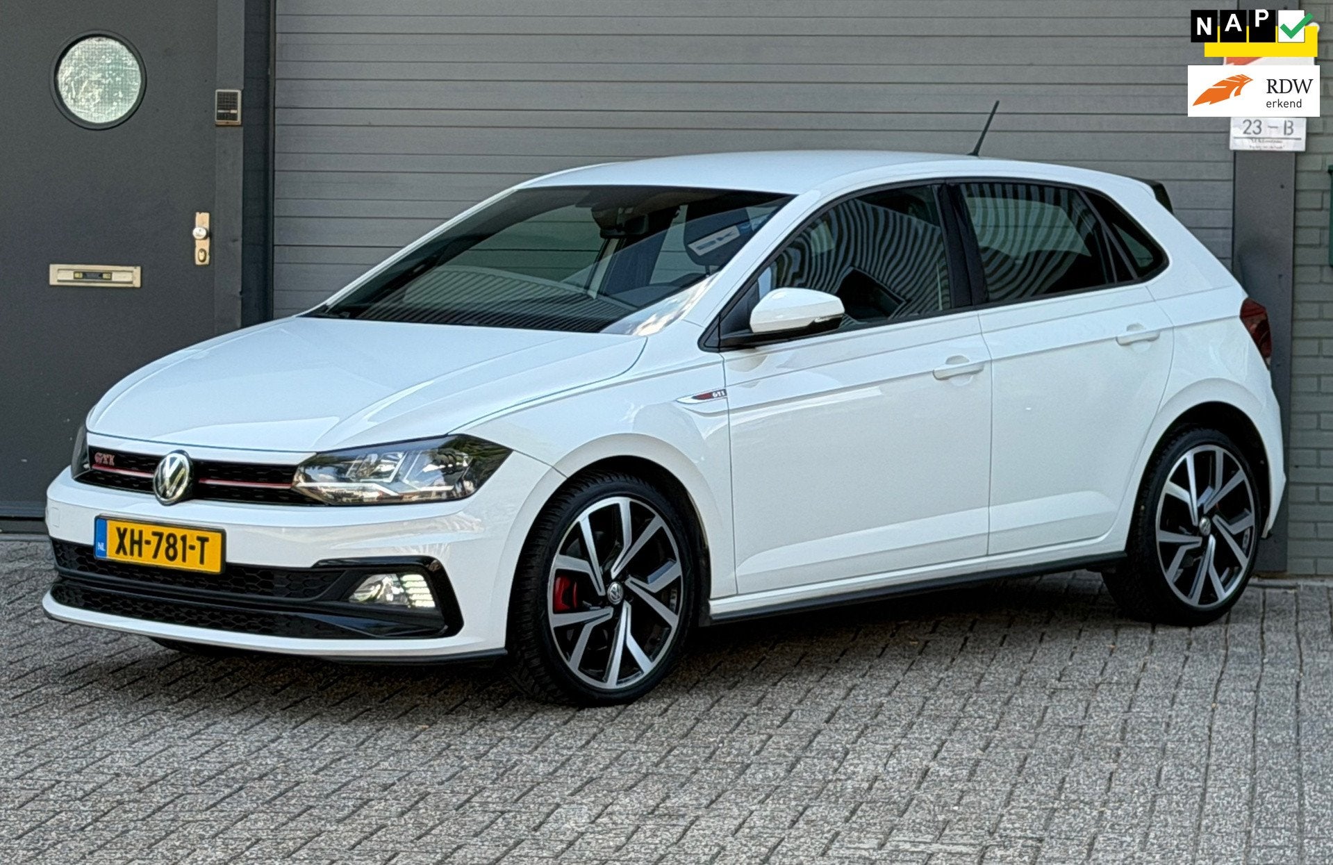 Volkswagen Polo 2.0 TSI GTI, 1ste eigenaar, volledig VW deal, Stof, 4 cilinders, 1984 cc, Wit