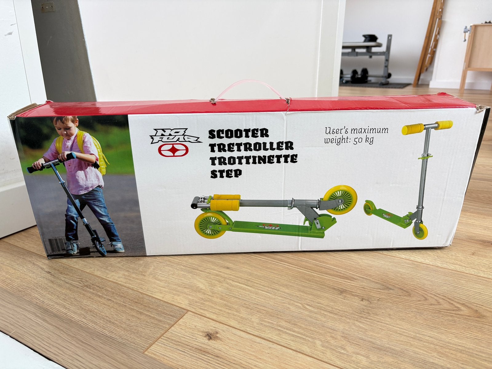 Kinderstep, Ophalen, Zo goed als nieuw, Gewone step