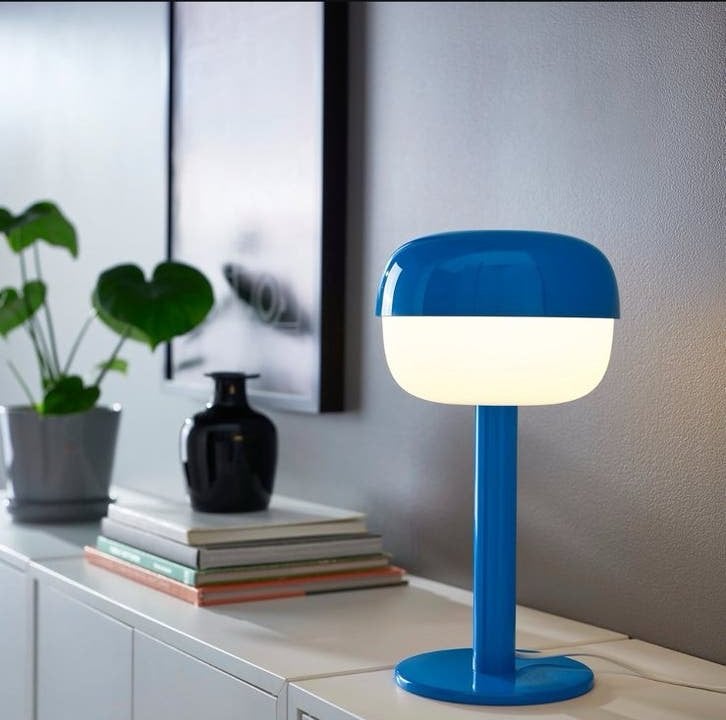 Lampje, Huis en Inrichting, Lampen | Tafellampen, Kunststof, Zo goed als nieuw, IKEA, Ophalen