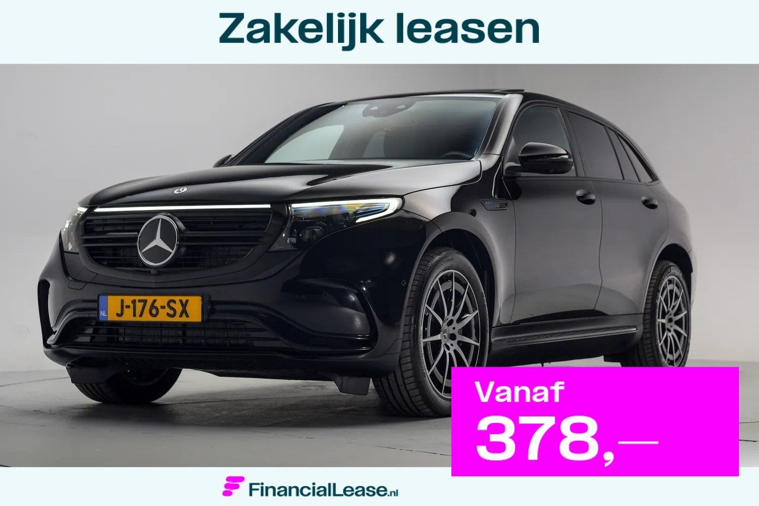 Mercedes-Benz EQC 400 4MATIC AMG Business Solution 80 kWh [, Automaat, 0 cilinders, Zwart, 408 pk