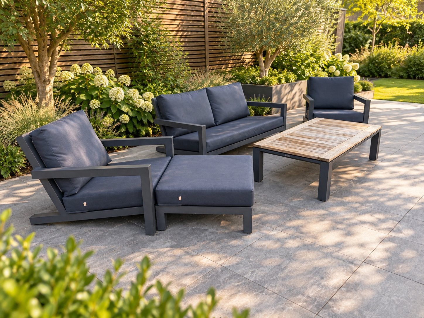LIFE Outdoor Block Loungeset, Tuin en Terras, Ophalen, Zo goed als nieuw, Aluminium, Bank