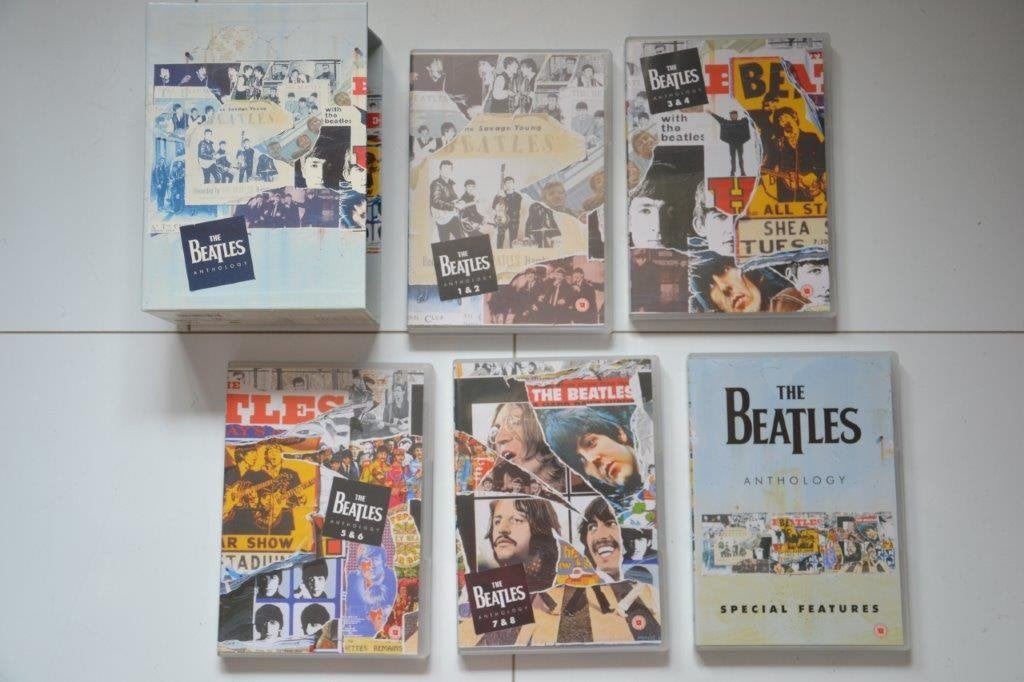 The Beatles anthology 5 DVD box., Alle leeftijden, Ophalen of Verzenden, Zo goed als nieuw, Muziekvideo's