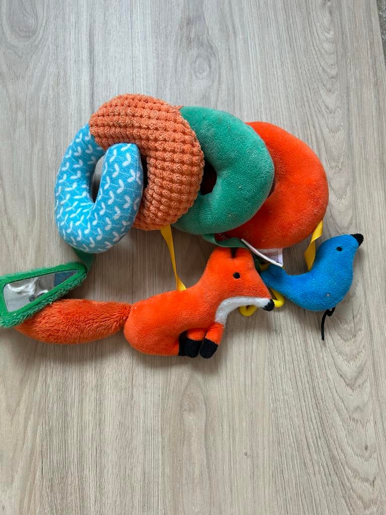 Wagenspanner met vrolijke dieren en ringen, Ophalen of Verzenden, Gebruikt, Overige typen