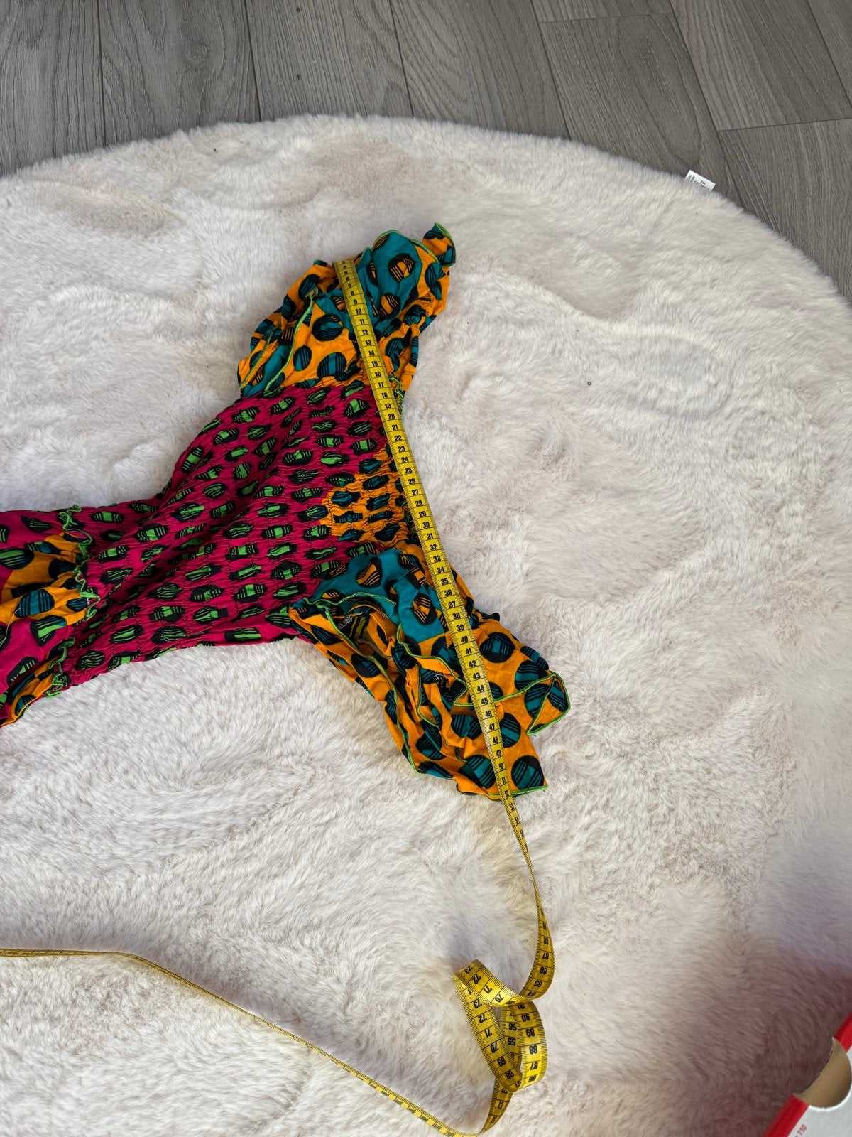 Kleurrijke Zomerjurk met Afrikaanse Print, Kleding | Dames, Jurken, Maat 38/40 (M), Meerkleurig, Ophalen of Verzenden, Zo goed als nieuw