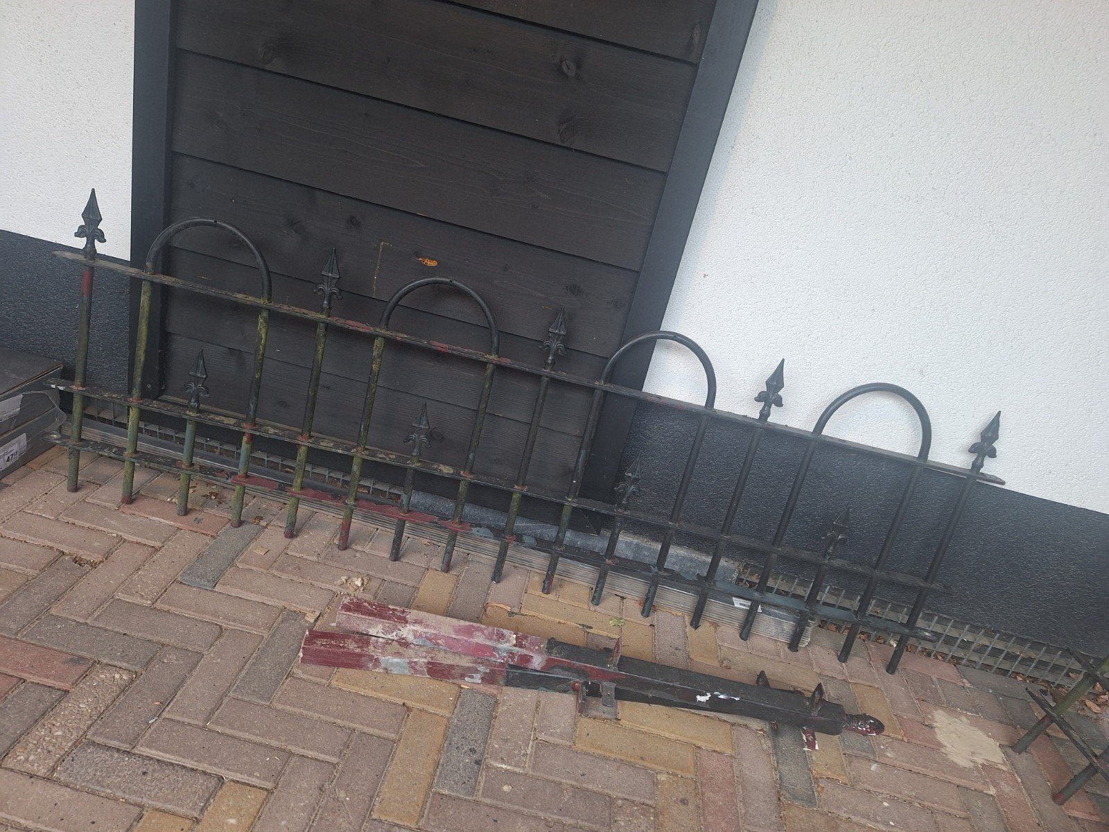 Antiek IJzeren Hekwerk - Decoratief en Robuust, Tuin en Terras, Tuinhekken en Hekwerk, Ophalen, Gebruikt, IJzer, Sierhekwerk