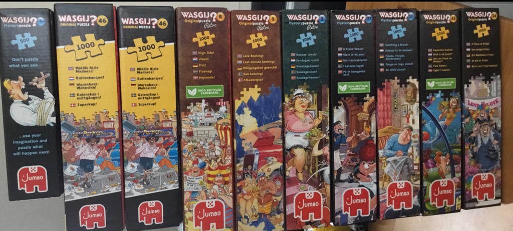 Wasgij puzzels, Ophalen of Verzenden, 500 t/m 1500 stukjes, Zo goed als nieuw