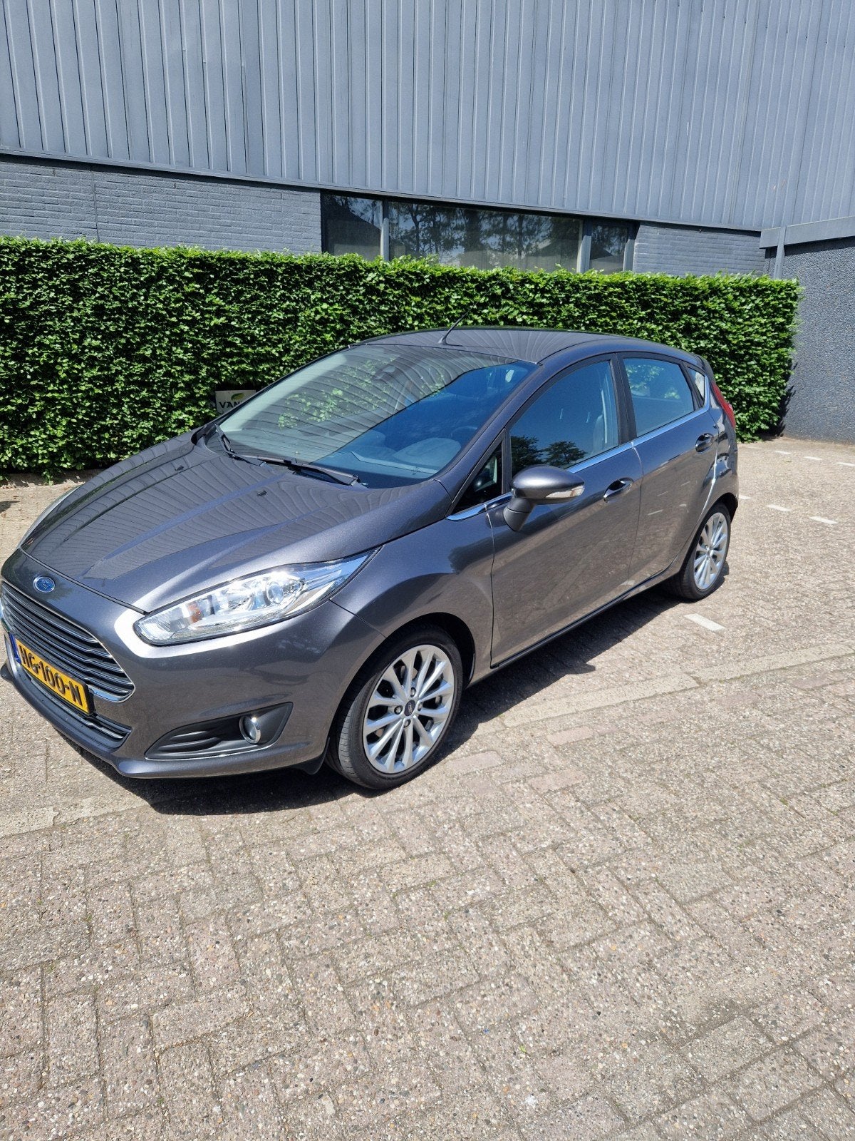 Ford Fiësta 1.5 Tdci 70KW 5DR 2015 Grijs, Voorwielaandrijving, 1036 kg, 96 €/maand, Origineel Nederlands