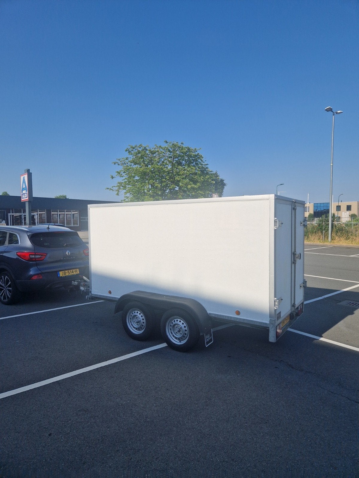 Gesloten  aanhanger, Zakelijke goederen, Machines en Bouw | Keten en Containers, Ophalen of Verzenden