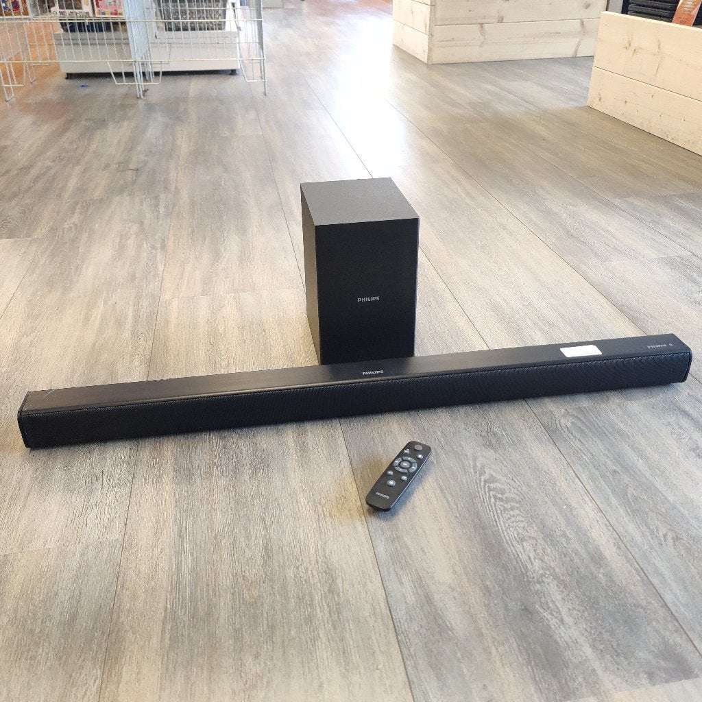 Philips HTL15201 Soundbar + subwoofer || Nu € 79.99, Overige merken, Gebruikt, Subwoofer, Ophalen of Verzenden