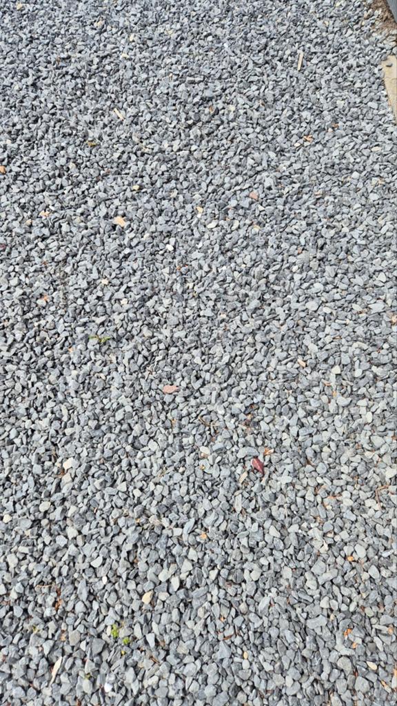 Grijze split grind voor oprit of tuin, Ophalen, Gebruikt, Grijs, Split