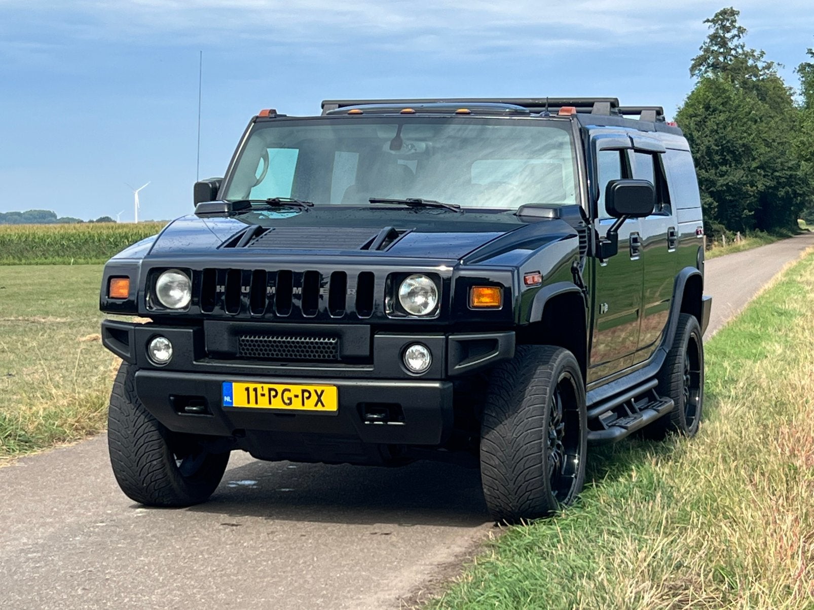 Hummer  H2  2004 Zwart  **Super Clean**   FULLY LOADED, Automaat, 318 pk, 3000 kg, Zwart