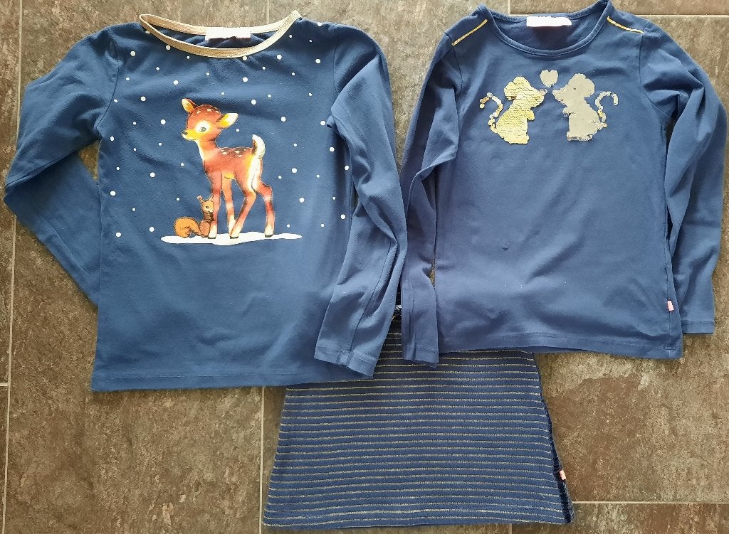 Leuke someone set 2 shirts en rokje 128/134, Kinderen en Baby's, Kinderkleding | Maat 128, Gebruikt, Meisje, Setje, Ophalen of Verzenden