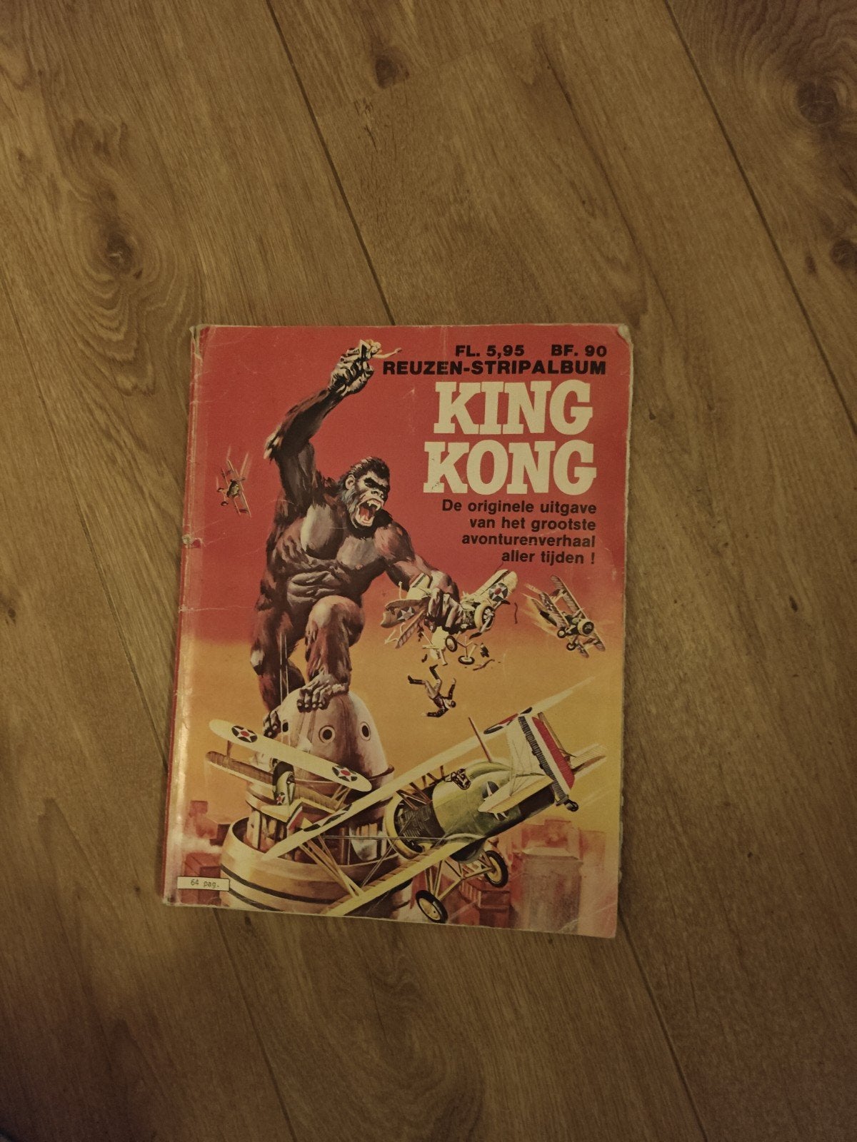 King Kong Reuzen-Stripalbum - Originele Uitgave, Eén stripboek, Ophalen of Verzenden, Gelezen