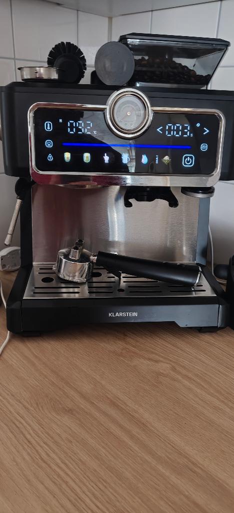 Koffiemachine piston machine klarnstein grantpresso touch, Witgoed en Apparatuur, Koffiezetapparaten, Ophalen, Espresso apparaat