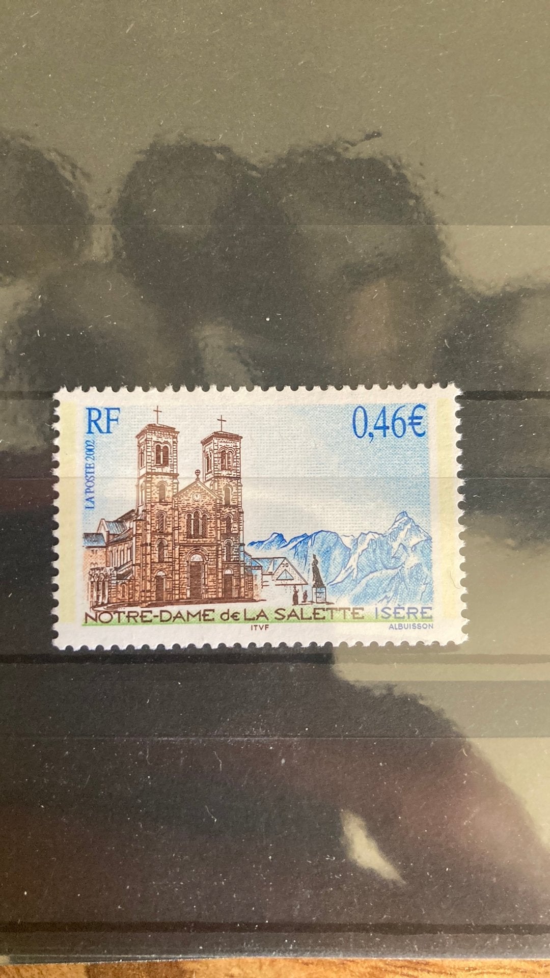 Frankrijk 3506 kerk post fris/956, Ophalen of Verzenden
