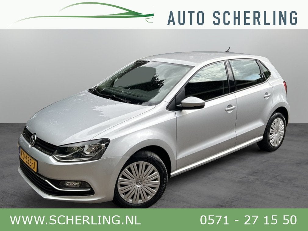 Volkswagen Polo 1.0 5-drs. Airco, Cruise, Carplay NL-auto! 9, 21 km/l, Stof, Euro 6, Met garantie (alle)