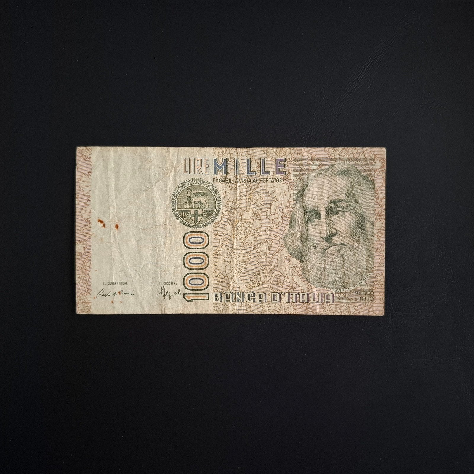 1000 lira Italië #036, Postzegels en Munten, Verzenden, Italië, Los biljet
