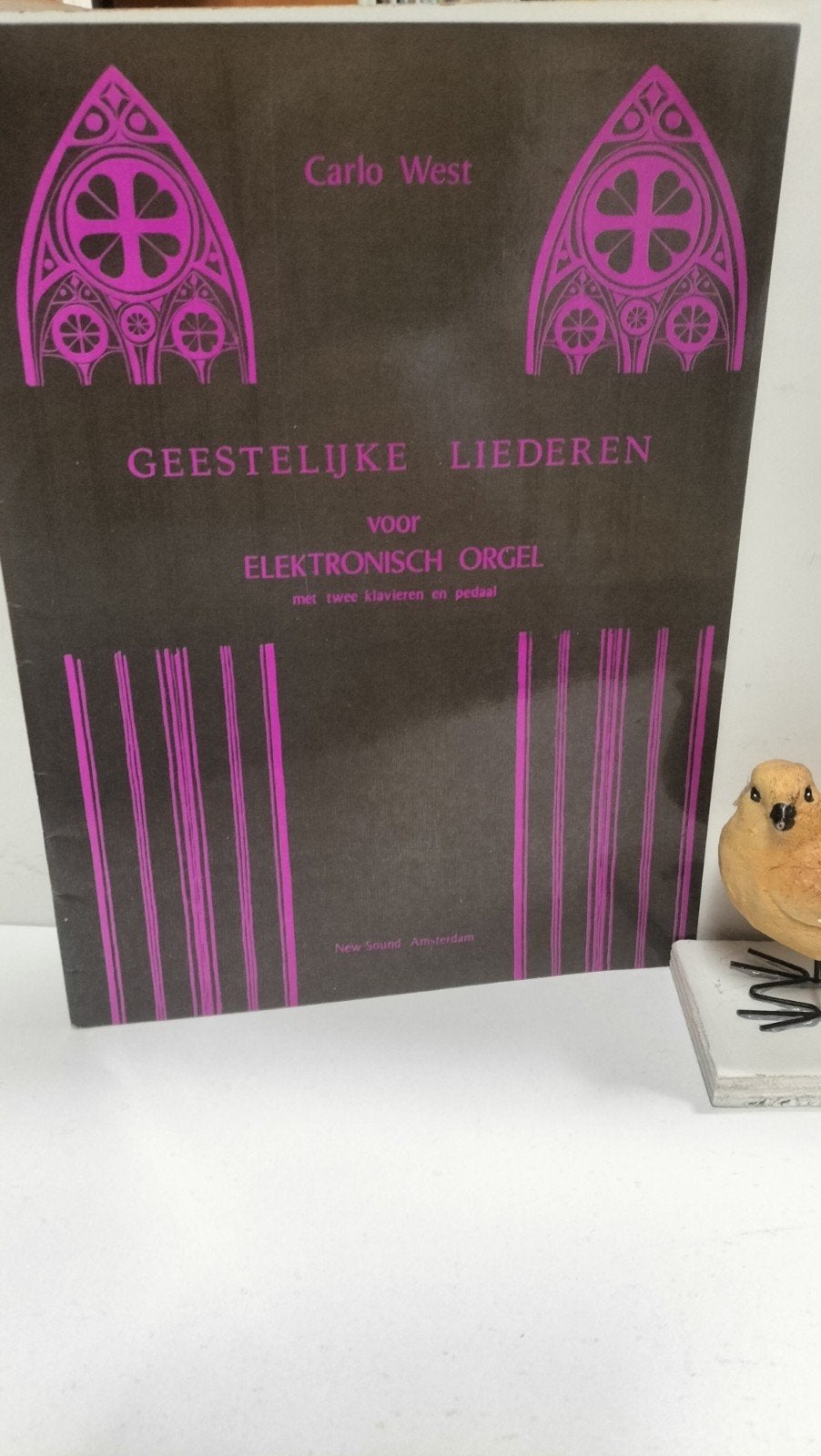 West, Carlo; Geestelijke liederen voor elektr orgel, Gebruikt, Ophalen of Verzenden, Keyboard, Religie en Gospel