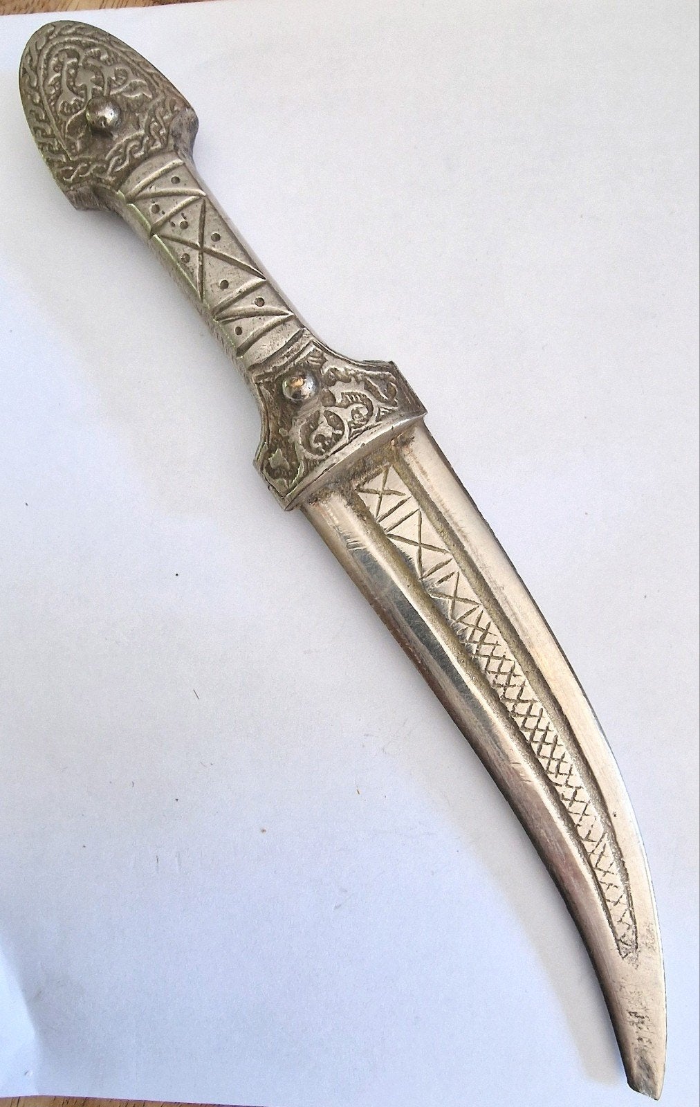 :Prachtige Sierlijke Traditionele Dolk (Khanjar / Jambiya-st, Antiek en Kunst, Ophalen of Verzenden