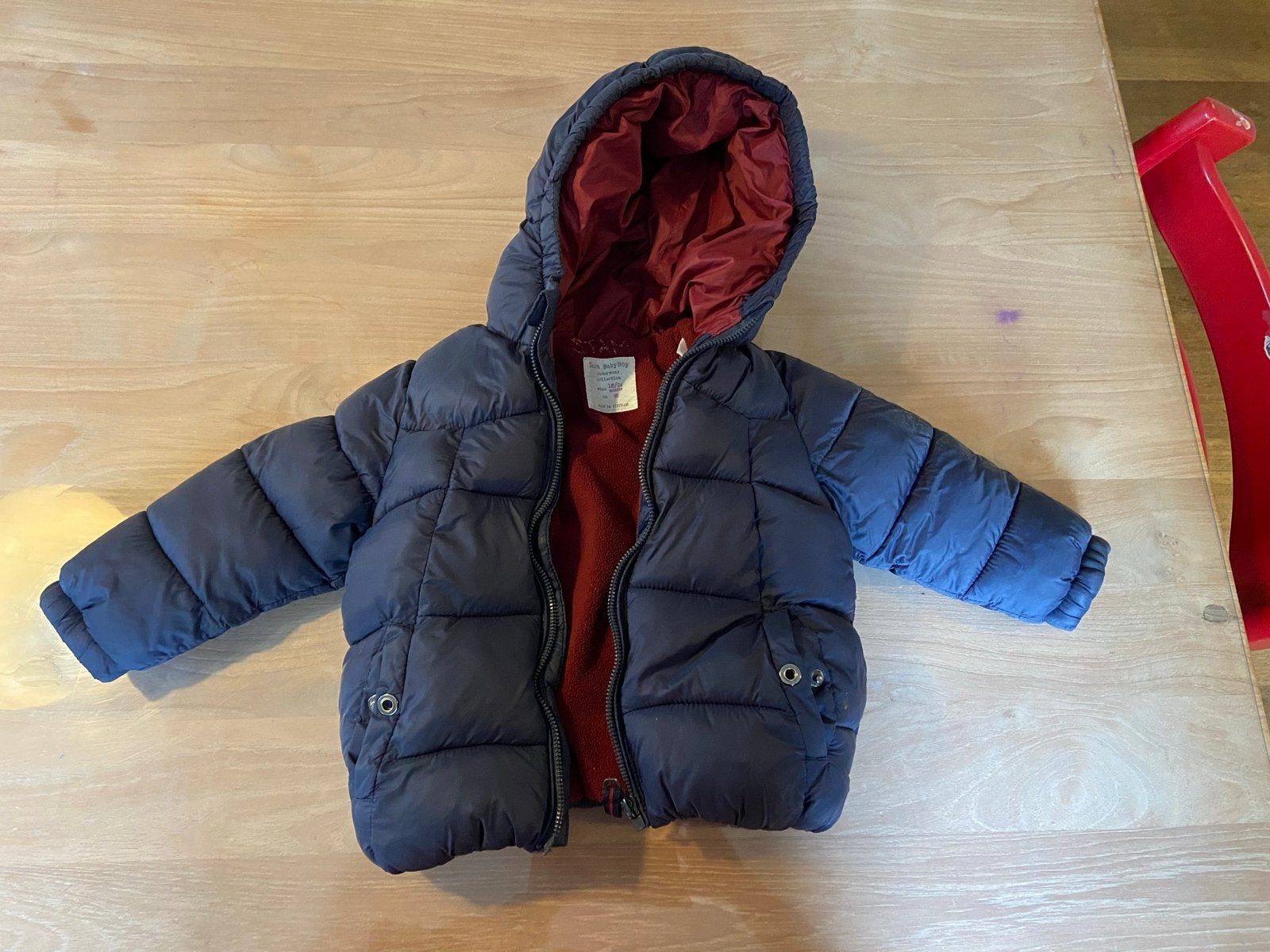 Zara BabyBoy winterjas maat 92 (18-24 maanden), Ophalen of Verzenden, Zo goed als nieuw, Jongetje