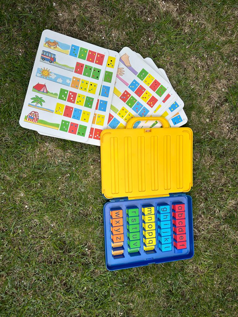 Educatief speelgoed:letterblokken, Ophalen, Gebruikt, Taal en Lezen