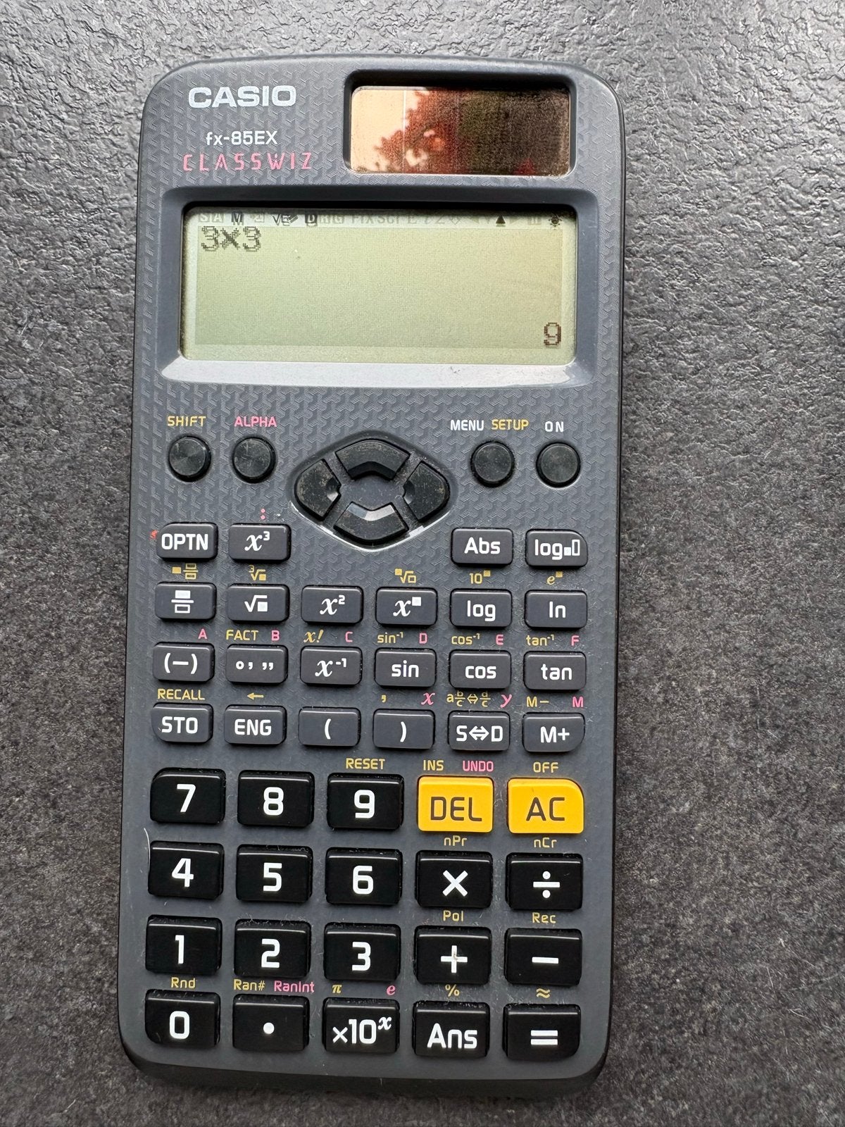 Rekenmachine Casio fx-85EX ClassWiz., Ophalen, Gebruikt