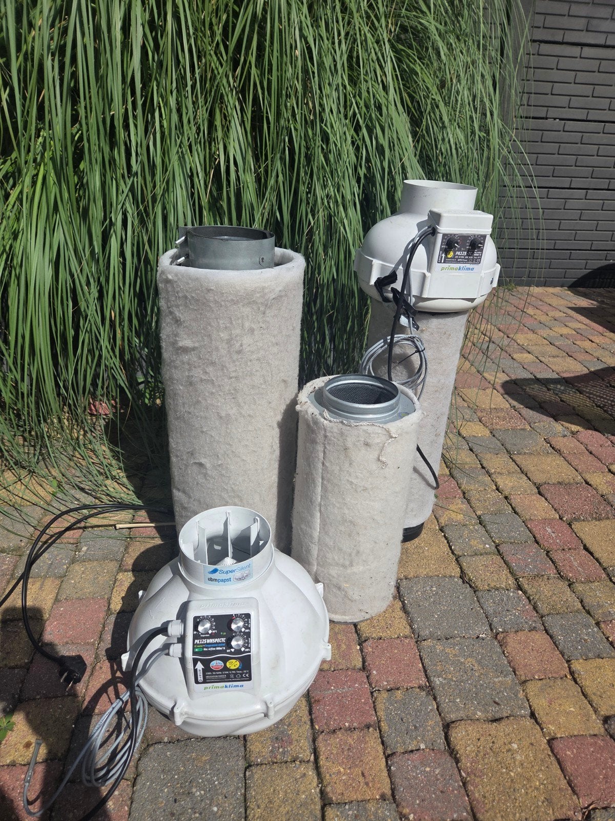 Prima Klima PK125WHSPETC Afzuiger met temperatuurregeling, Ophalen of Verzenden, Gebruikt, Afzuiger
