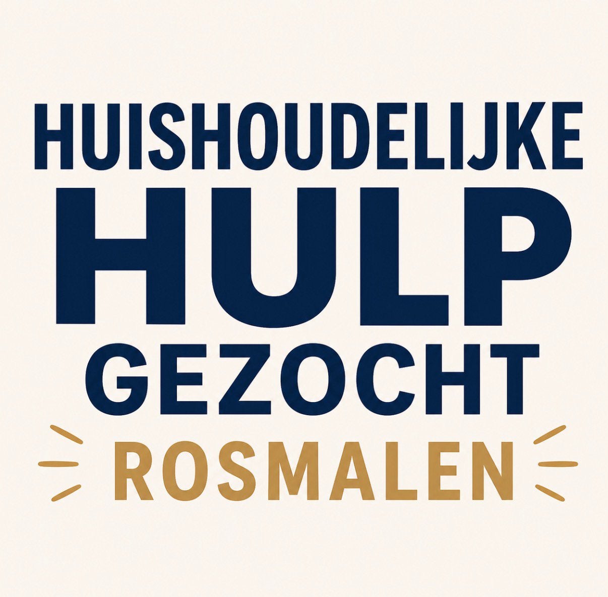 Huishoudelijke hulp gezocht – Rosmalen - schoonmaakster, Schoonmaken