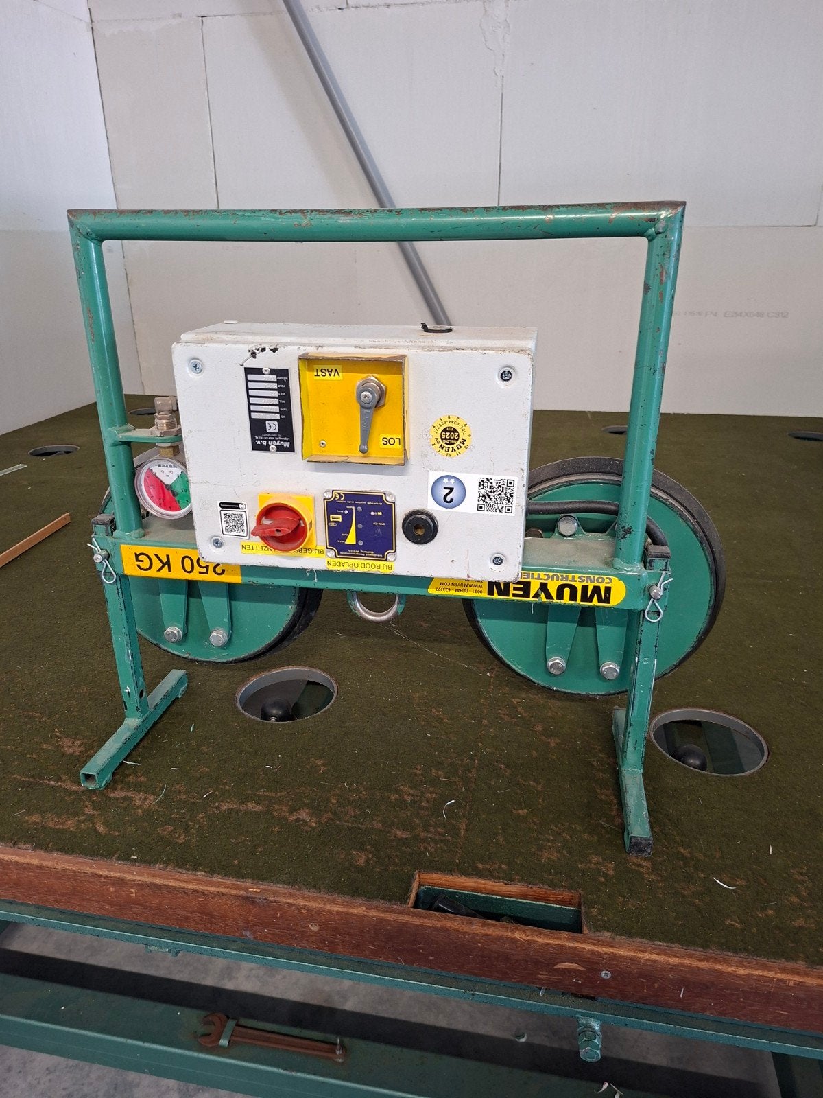 Muyen vacuümheffer 250 kg, Ophalen of Verzenden, Gebruikt
